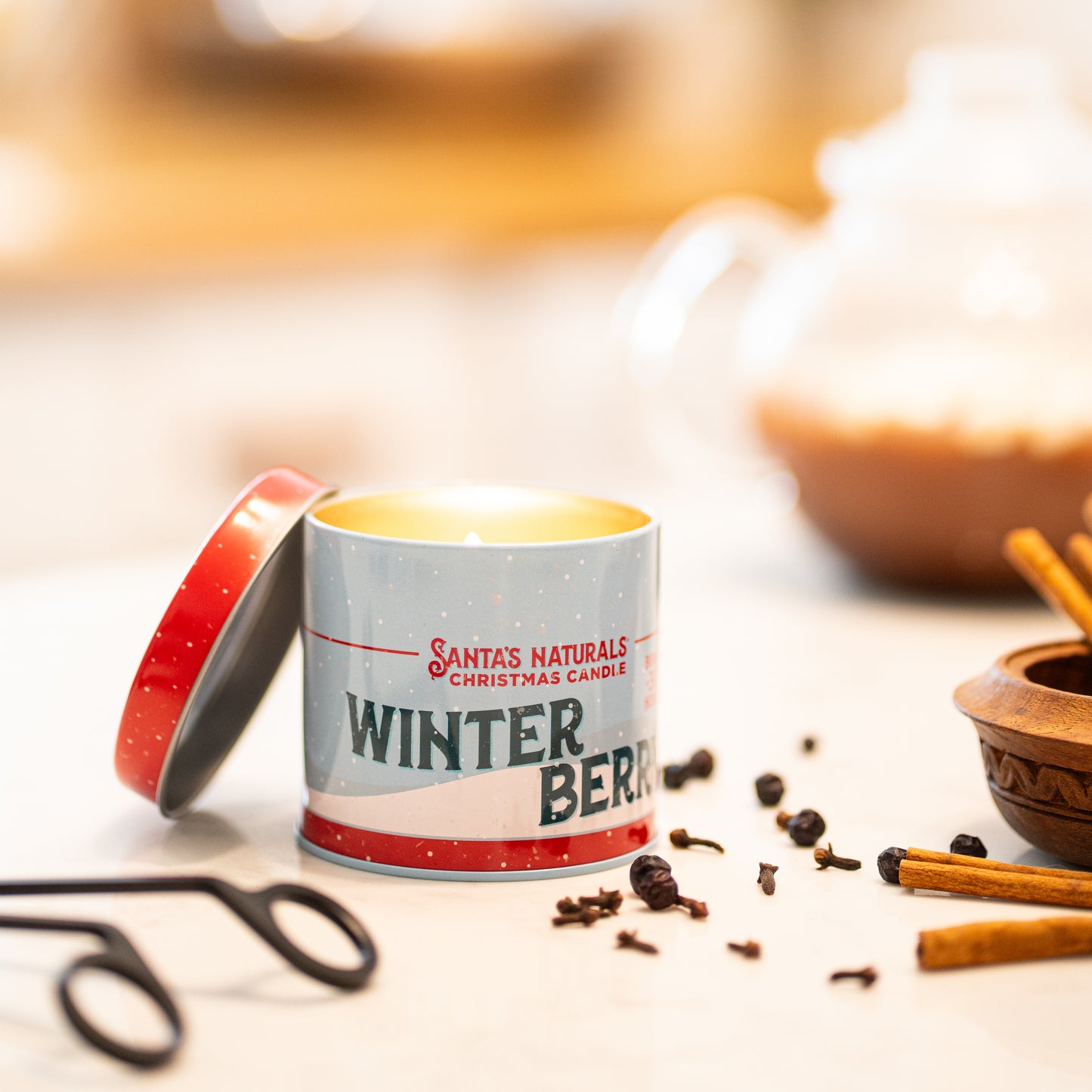 Winter Berry Christmas Candle