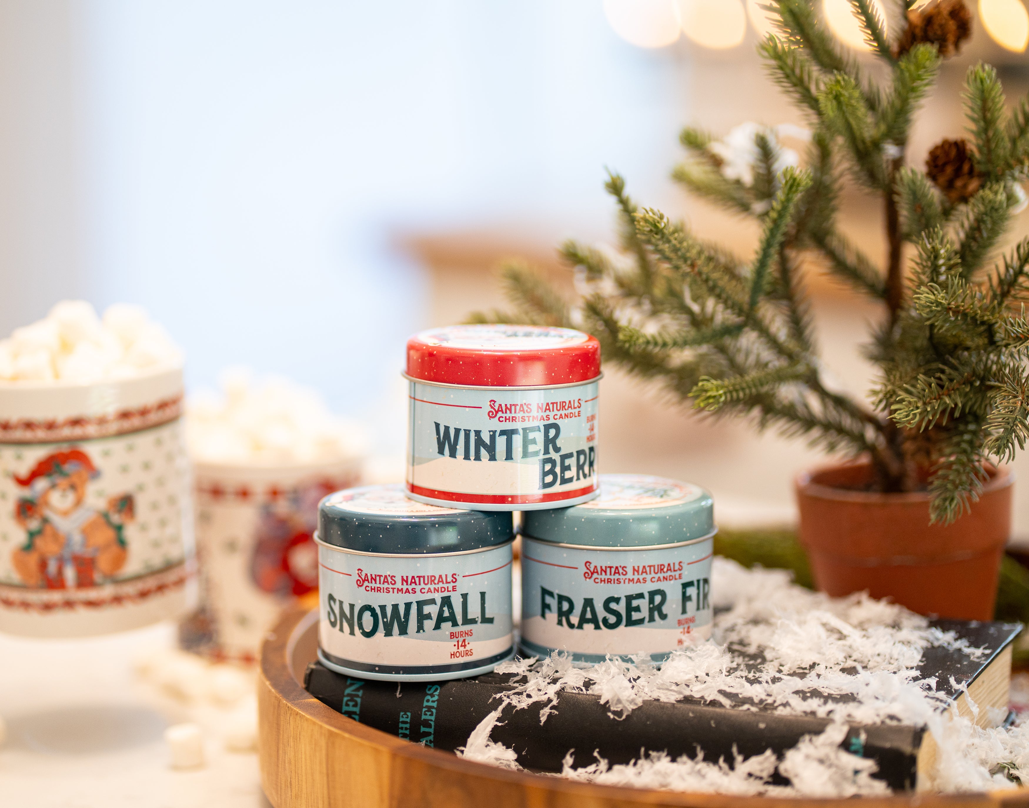 Bath & Body Works アロマキャンドル クリスマスの香り3種セット