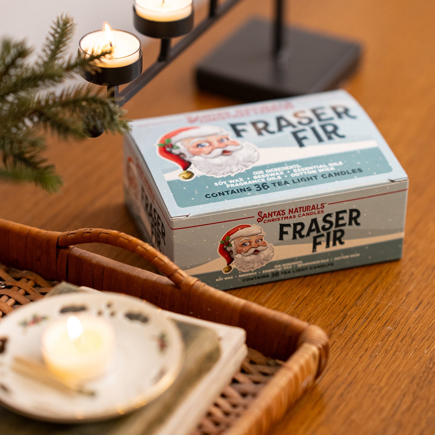 Fraser Fir Tea Light Candles