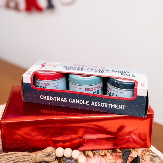 Mini Christmas Candle Sampler Trio