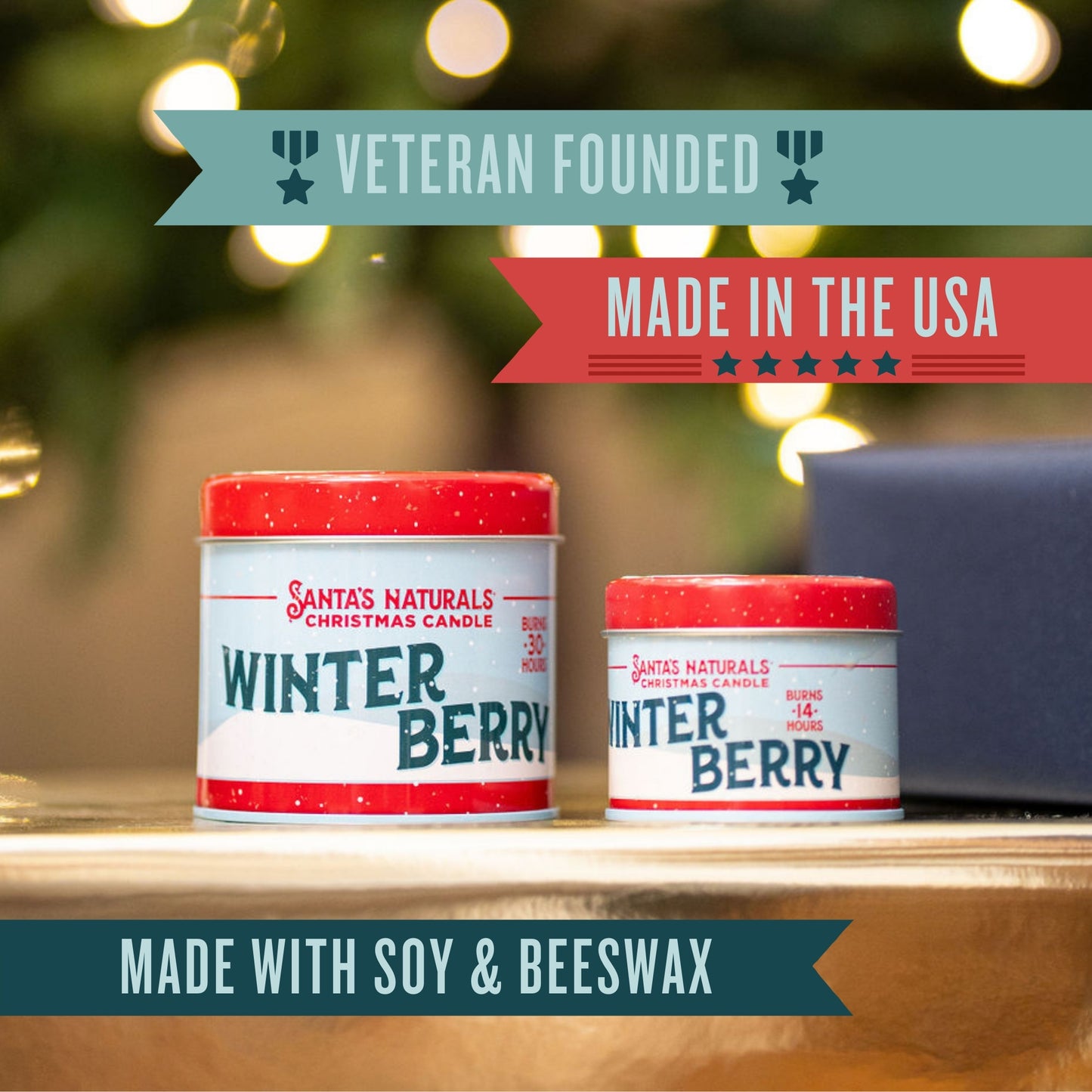 Winter Berry Christmas Candle